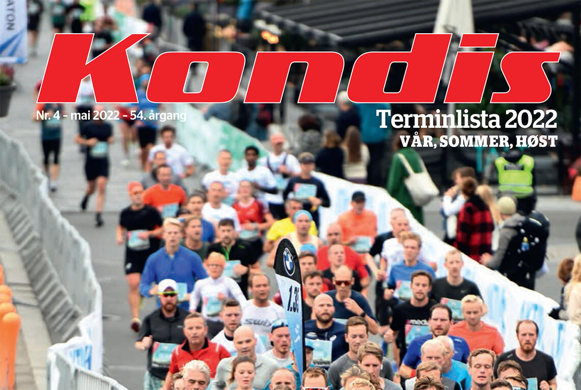 Terminlista til Kondis inneholder oversikt over mosjonsløp, sykkelritt og multisport fra mai og ut resten av året. (Foto: Bjørn Johannessen)