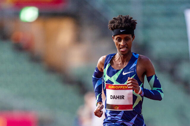 Abdullahi Dahir Rabi løp i helga på 13:49 i et 5 km gateløp i Monaco. (Arkivfoto: Samuel Hafsahl)