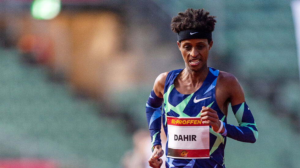 Abdullahi Dahir Rabi løp i helga på 13:49 i et 5 km gateløp i Monaco. (Arkivfoto: Samuel Hafsahl)