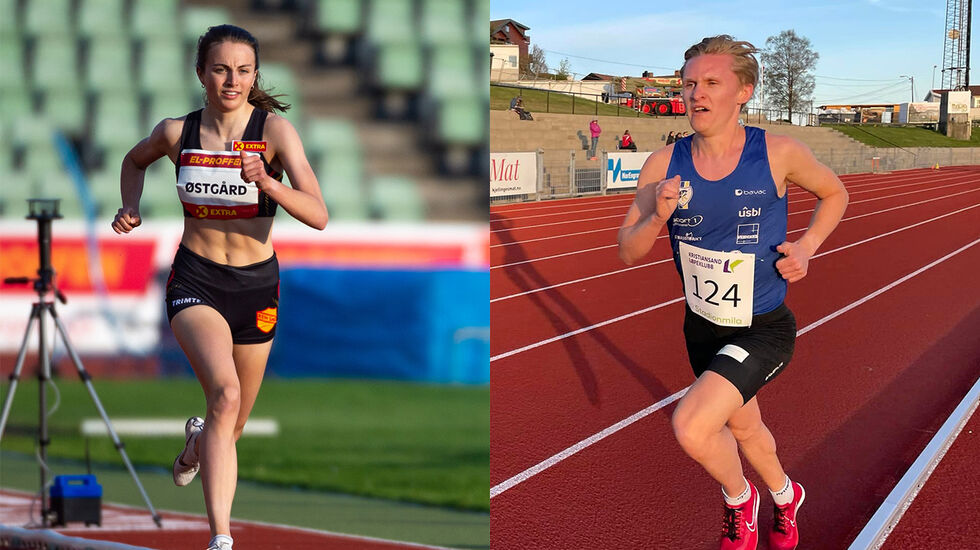 Innlandet gjorde det sterkt på Sørlandet. Både Ingeborg Østgård og Petter Johansen åpna banesesongen med seier. (Arkivfoto/foto: Samuel Hafsahl / Finn Kollstad)