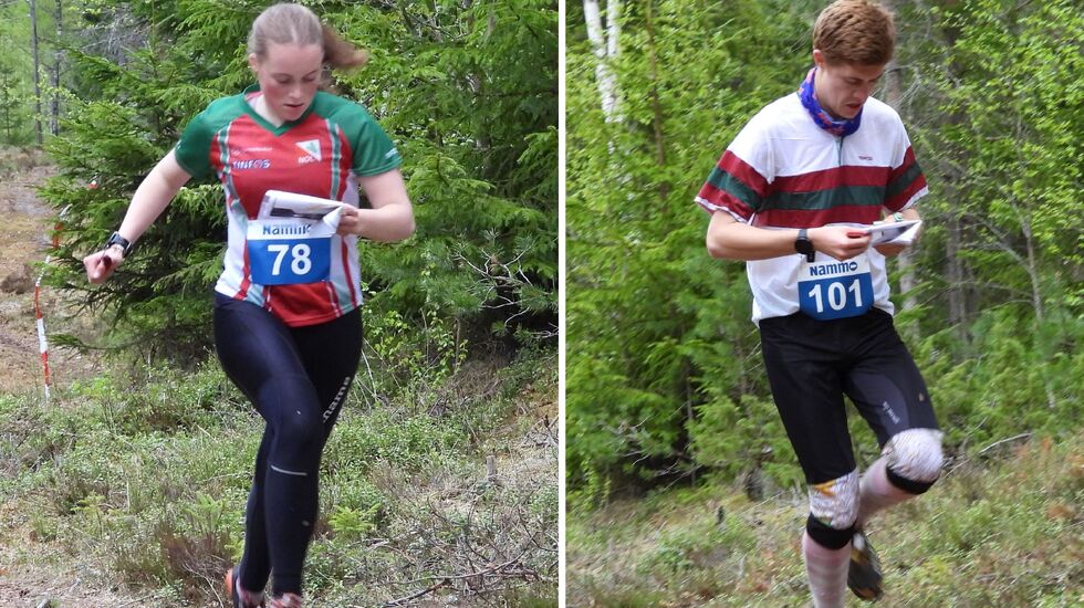 Synne Sandven og Sander Tonjer Fingarsen vant D H 17-20