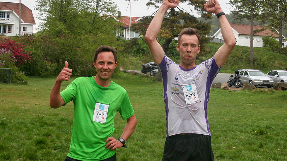 Jørgen Solli Strøm-Olsen og Kristoffer Pettersen var de beste menn i milsluker og kort løype. (Alle foto: Sverre Larsen)