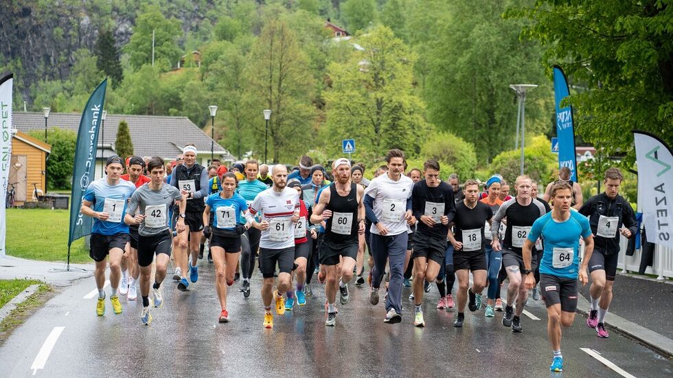 Starten har gått fra Flåm/Fretheim. (Foto: Arrangør)