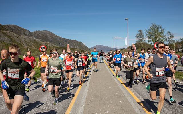 Starten har akkurat gått for Sømnamile 2022. Nå er det dags igjen. (Foto: Janne Helen Moen/Janepane photo)