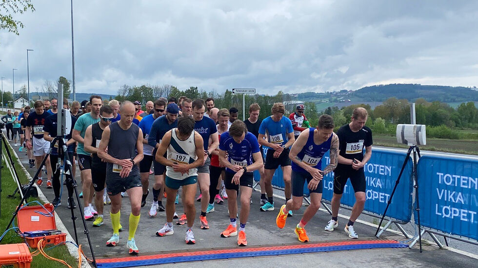 Det var i år 69 som fullførte den 10 km lange løypa i Totenvikaløpet. (Alle foto: Magdalena Bak)