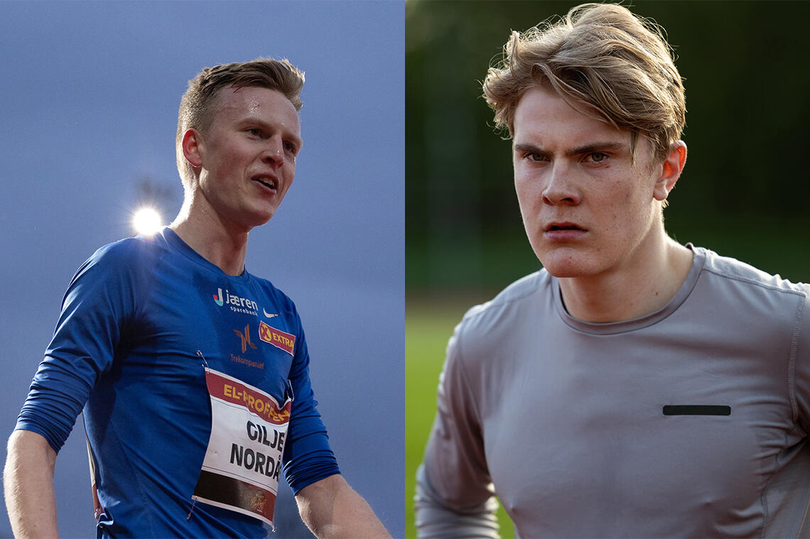Både Narve Gilje Nordås og Tobias Grønstad fikk vist at de løper på godt europeisk nivå. (Foto: Samuel Hafsahl)