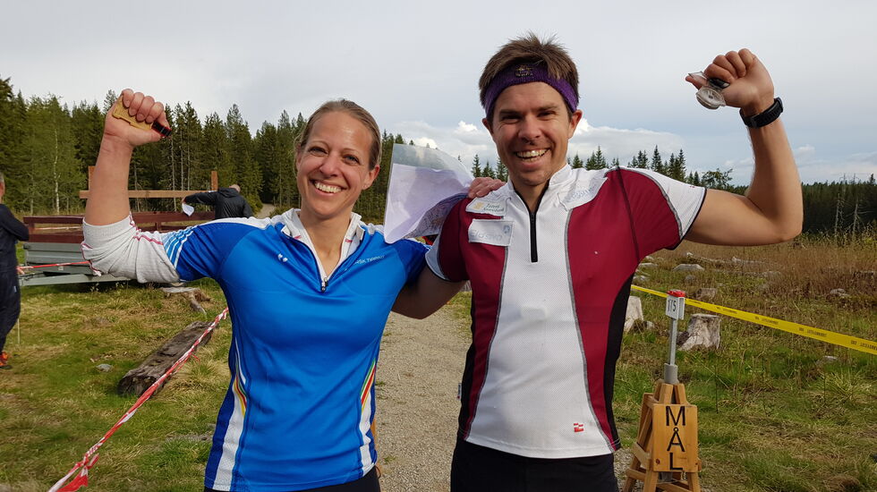 Ingunn Lund Nordstrøm  og Vegard Ølstad Dalberg var de raskeste i parstafetten over 6 etapper.