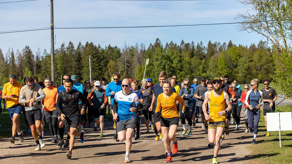 1. mai arrangeres det i år løp i alle landets Parkrun. Her fra et løp i Ekeberg parkrun i Oslo i fjor. (Foto: Helge Øgård Meisal)