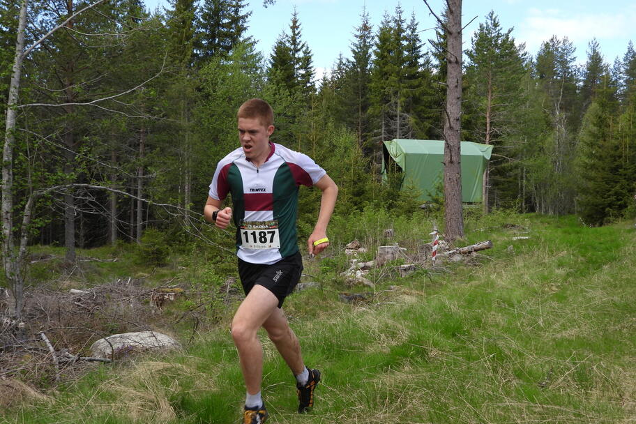 Sander Tonjer Fingarsen løper løpstest.