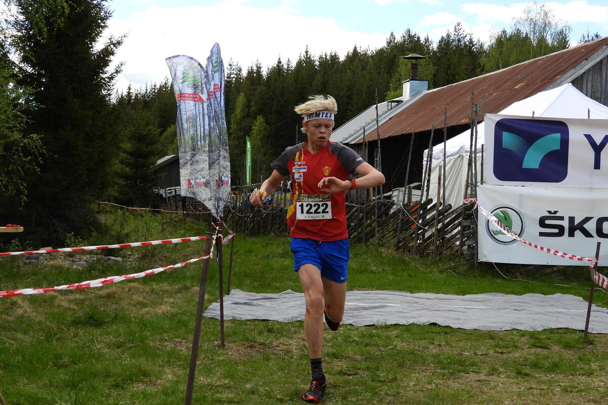 Kristoffer Strømdal Wik løper løpstest.