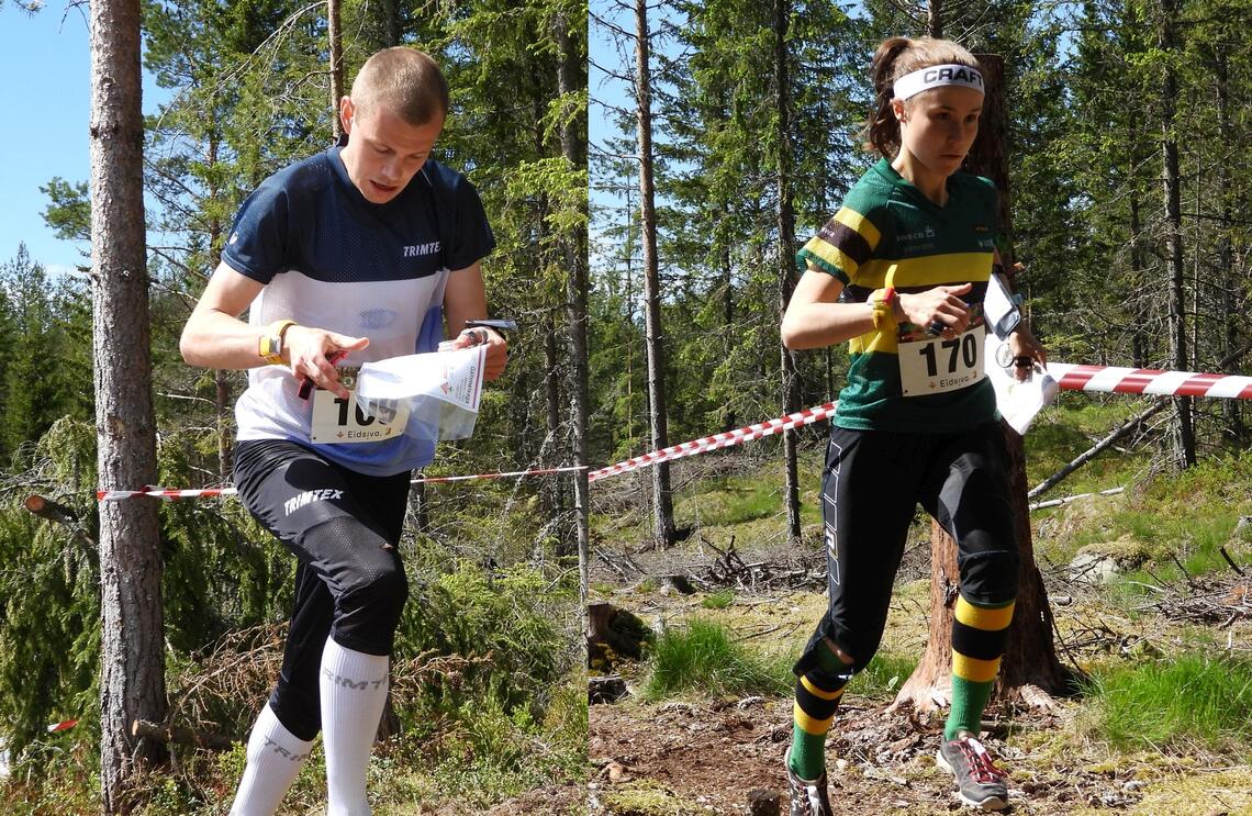 Eskil Kinneberg og Anu Tuomisto vant Elgdilten