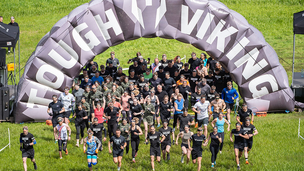 En av startene i Tough Viking 2022. (Alle foto: Samuel Hafsahl)