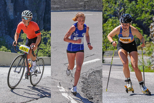 De tre beste kvinnene i hver disiplin satte nye bestetider i 2019: Emma Dyrhovden, Eli Anne Dvergsdal og Hilde Fenne.(Foto: Arne Dag Myking)
