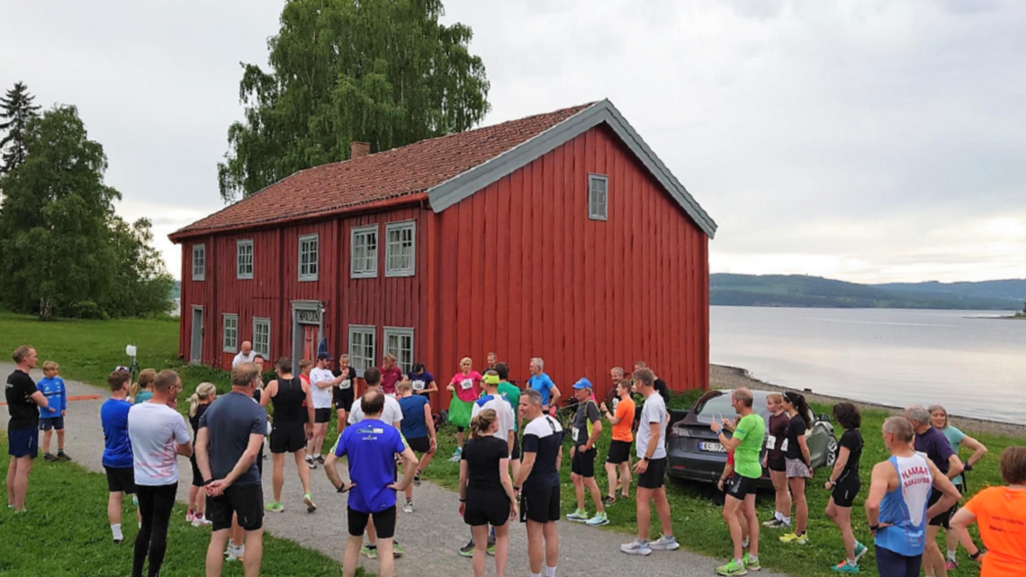Start og mål for Oddenløpet var lagt til Løtenbygningen på Domkirkeodden. (Foto: Thomas Pedersen)