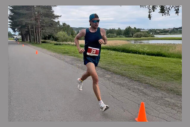 Truls Grøstad hadde best tid på mennenes 10 km. (Alle foto: Tonje Tarud)