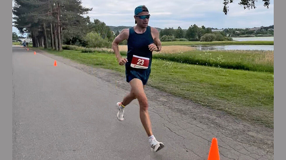 Truls Grøstad hadde best tid på mennenes 10 km. (Alle foto: Tonje Tarud)
