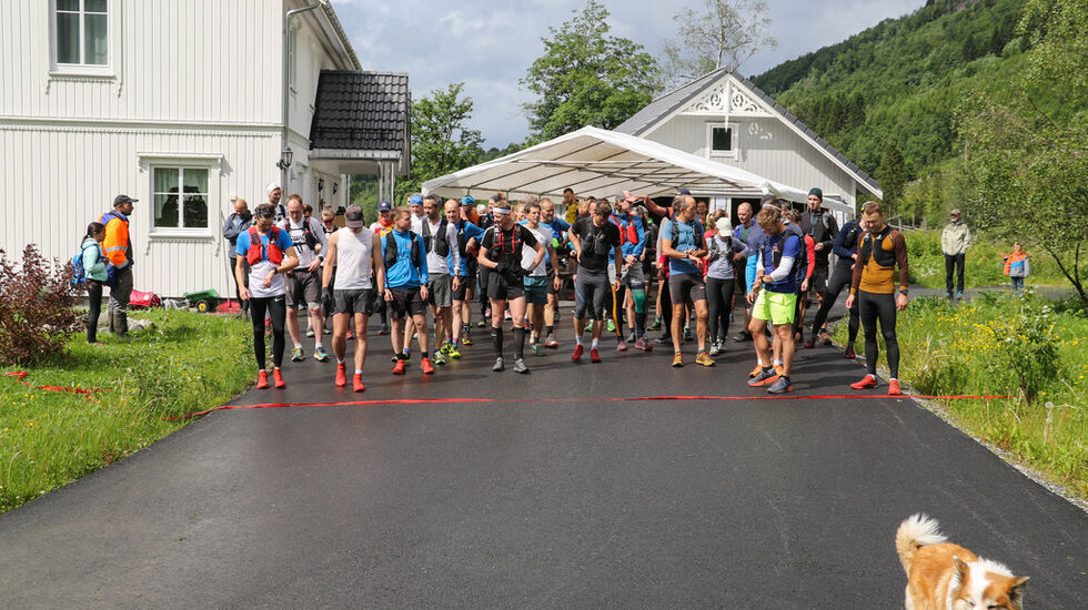 Start halvmaraton. Foto: Martin Hauge-Nilsen