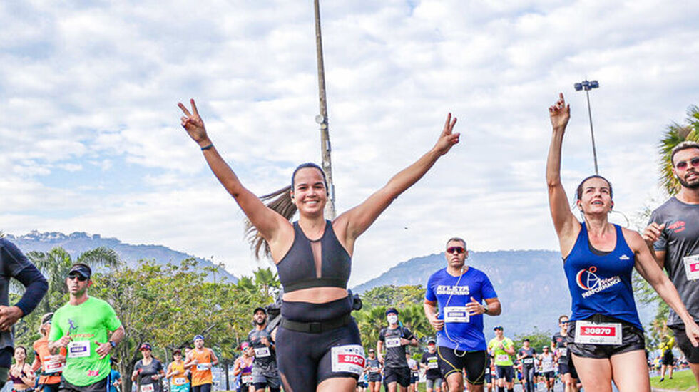 Rio Marathon har start for halvmaraton på lørdag. På søndag er det maraton og 5 km som går av stabelen. Dessuten kan en være med på dobbelen, halvmaraton på lørdag og maraton på søndag. Foto: Arrangør