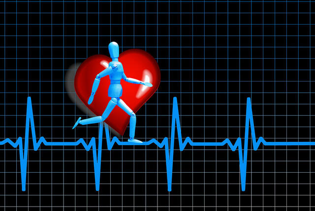 Utholdenhetstrening kan bidra til at hvilepulsen reduseres. (Illustrasjon: Gerd Altmann / Pixabay)