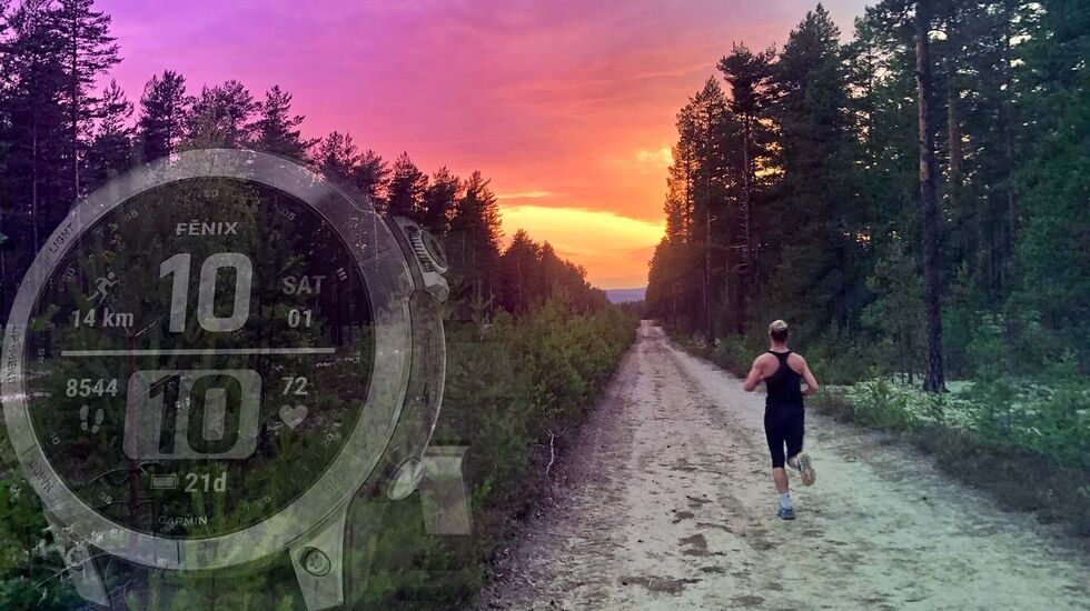 Garminklokka har nå trent meg i en uke. Her oppsummerer jeg litt hva jeg har gjort og hvordan det har gått. (Foto: Tom-Arild Hansen)