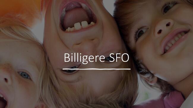 Billigere SFO