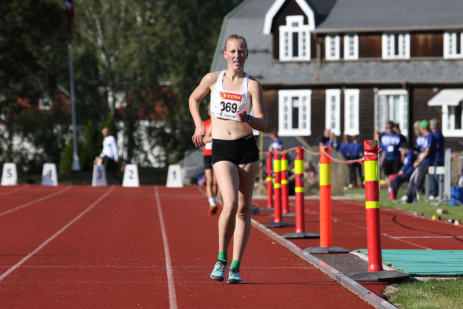 Maren Karlsen Bekkestad ble nummer 27 da 10000 m kappgang ble unnagjort i U20-VM. (Arkivfoto: Arne Dag Myking)