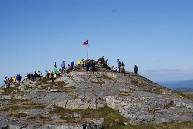 Toppen av Follaheia 644 moh. (Foto fra Follafoss ILs facebookside)