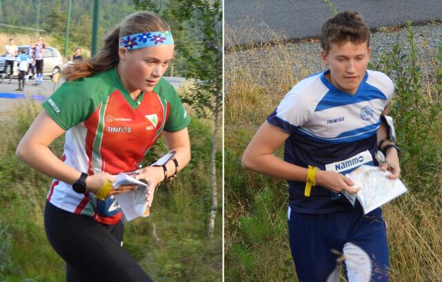 Synne Sandven og Tobias Tronbøl Lium vant DH17-20.