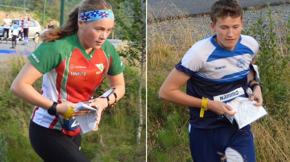Synne Sandven og Tobias Tronbøl Lium vant DH17-20.