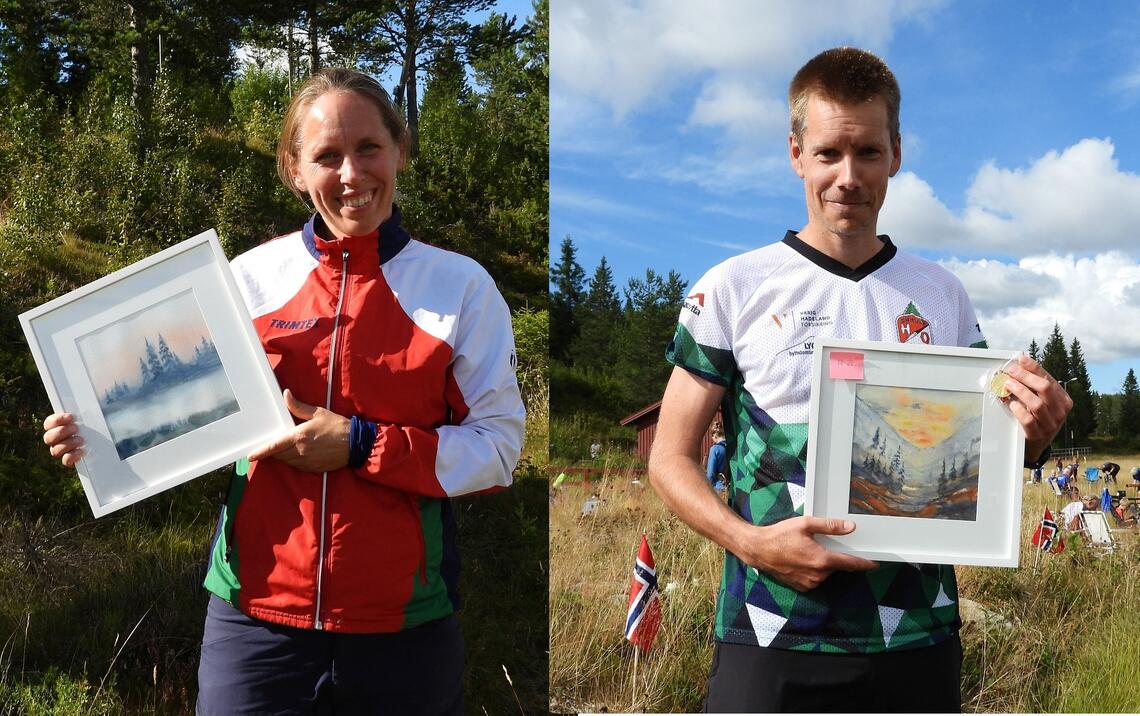 Sofie Johansson og Håvard Lucasen vant DH21.