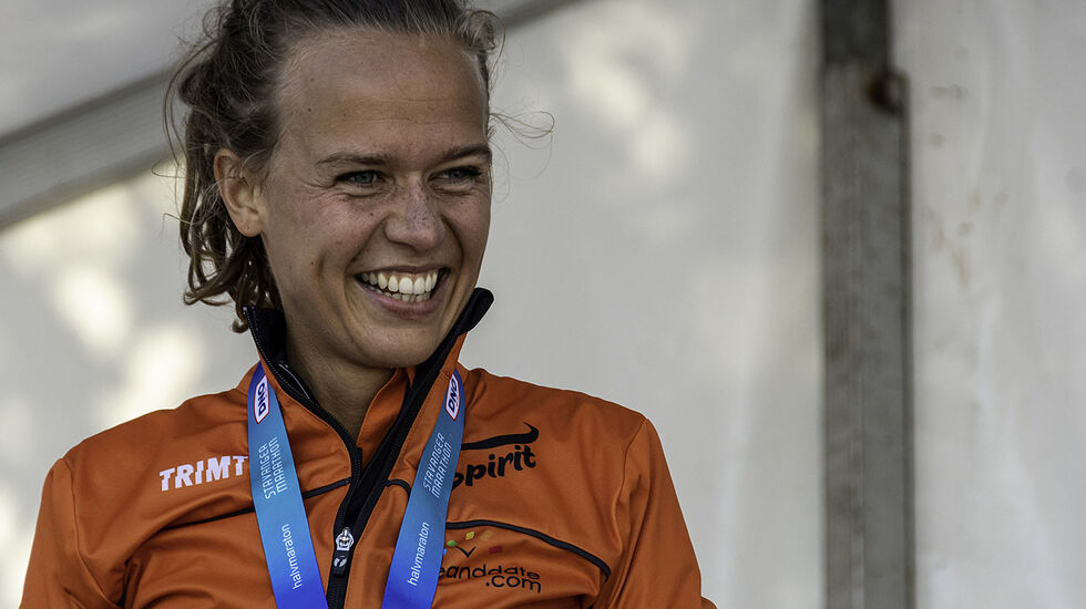 Kristin Vabø vant halvmaraton i Stavanger maraton. (Alle foto på denne siden: Øyvind Andersen)