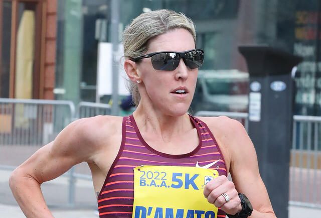 Tobarnsmor Keira D´Amato stiller i Berlin maraton 25. september. (Foto: www.photorun.net)