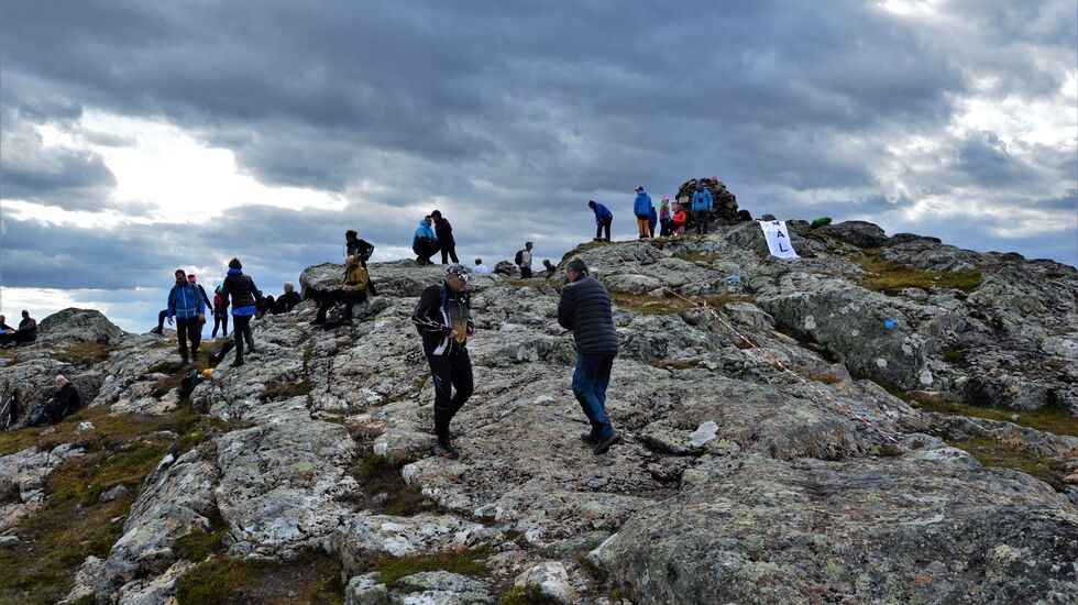 Resfjellet 1162 moh. (Foto fra løpets facebookside)