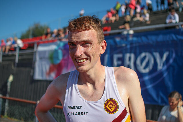 Marius Vedvik var fornøyd med at han kunne bokføre en seier etter helgen på Knarvikmila. (Alle foto: Arne Dag Myking)