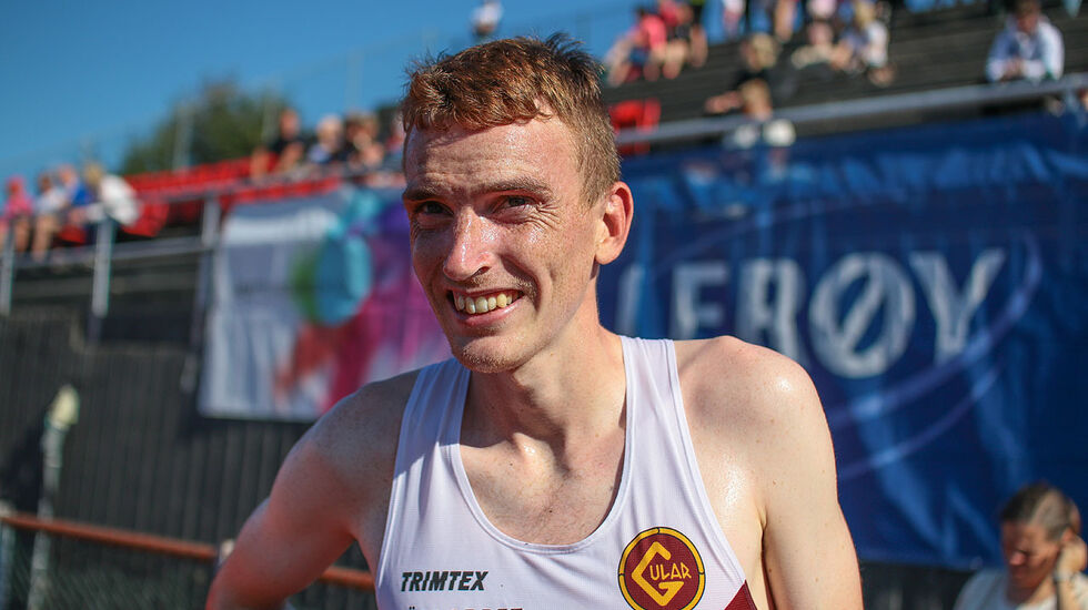 Marius Vedvik var fornøyd med at han kunne bokføre en seier etter helgen på Knarvikmila. (Alle foto: Arne Dag Myking)