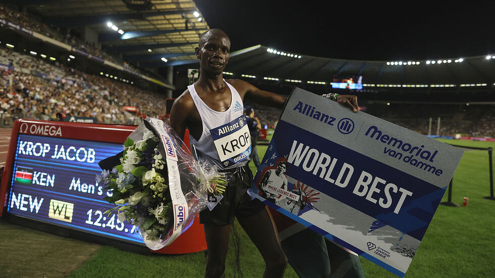 Jacob Kiprob satte årsbeste i verden med 12.45,71. (Foto: Diamond League AG)