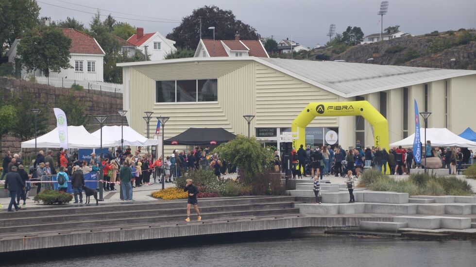 Grimstad Maraton ble arrangert i dag med godt deltakerantall og fine løpsforhold.