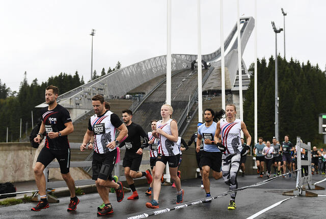 Hinderløpet Toughest i Holmenkollen hadde i år 2580 fullførende deltakere. (Foto: Bjørn Johannessen)