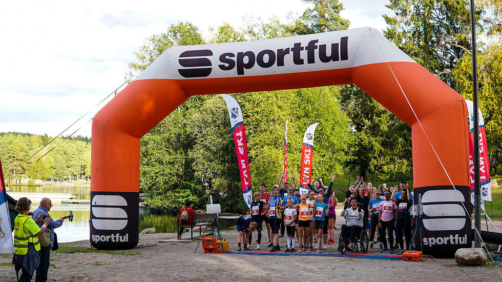 Entusiasmen var stor da løperne i denne puljen var klare til start. (Foto: Andreas Skriri Refsdal)