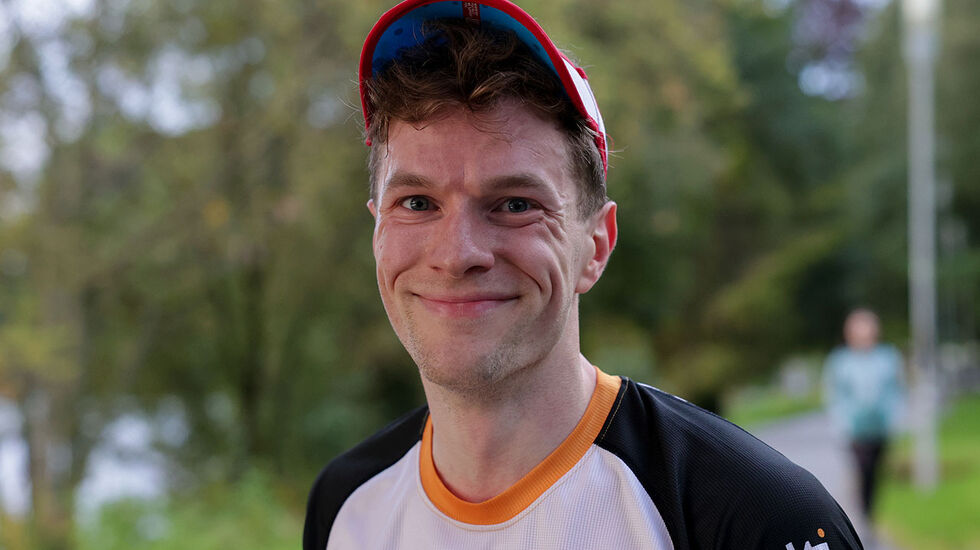 Andrew Dunn var raskeste mann. (Alle foto: Arne Dag Myking)