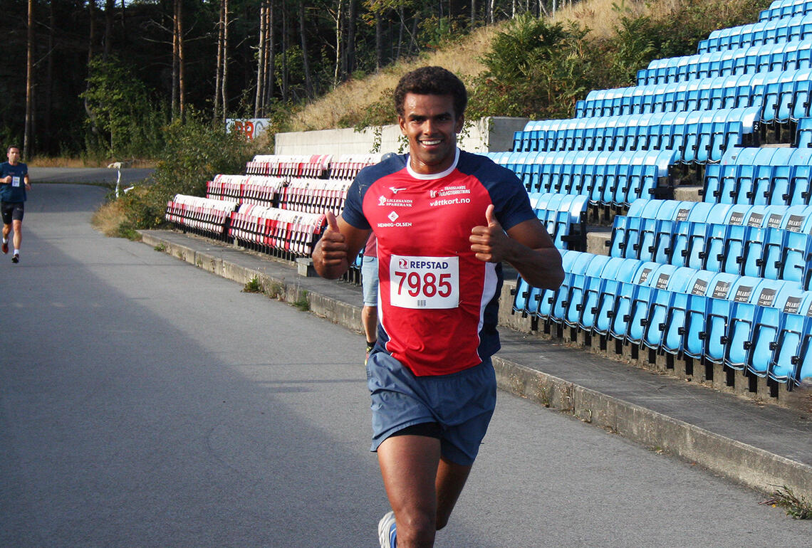 Løperne fikk gode forhold under Flekkerøya-løpet. (Foto: Sverre Larsen)