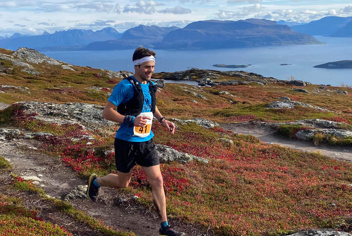 Kjell-Egil Krane Ingebrigtsen vant herreklassen i årets utgave av Harstad Summits Trail Marathon. (Alle foto: arrangøren)