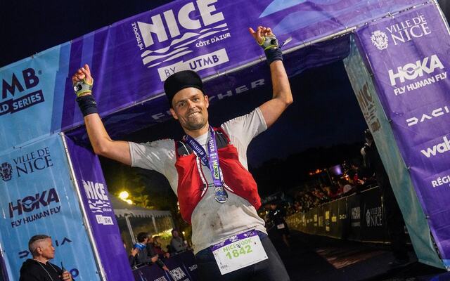 Tobias Dahl Fenre vant i norsk dobbeltseier i UTMB. (Foto: UTMB World Seires)