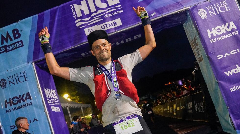 Tobias Dahl Fenre vant i norsk dobbeltseier i UTMB. (Foto: UTMB World Seires)