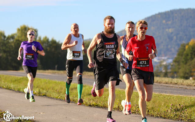 Nydelige forhold under Rekordløpet. (Foto: Rekordløpet)
