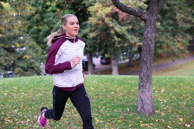 Kristine Eikrem Engeset er tilbake i full trening etter et litt trøblete år. (Foto: Tom-Arild Hansen)