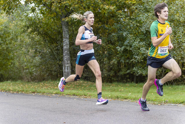 En drøy km før mål. Foto: Bjørn Hytjanstorp