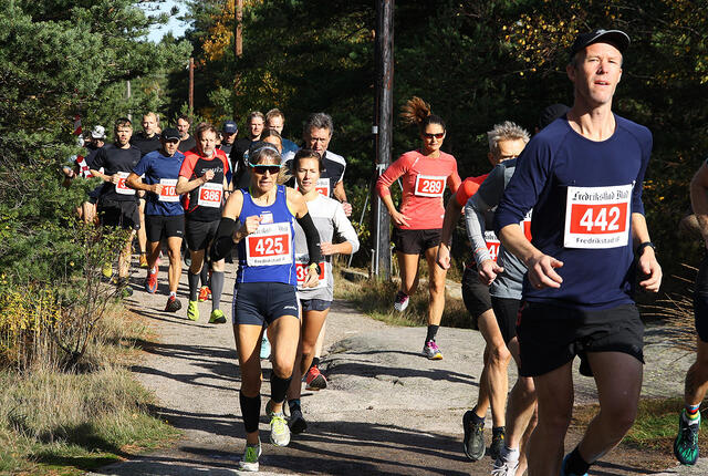 Det var i år 197 som fullførte det 20 km lange terrengløpet Fredrikstadmarka Rundt. (Foto: Terje Svensson)