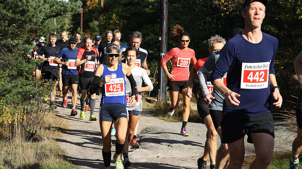 Det var i år 197 som fullførte det 20 km lange terrengløpet Fredrikstadmarka Rundt. (Foto: Terje Svensson)
