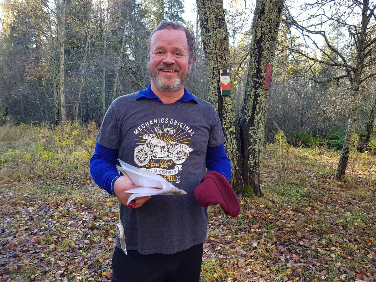 Knut Erik Østgård fullførte dagens krevende løype i Brynsåsen